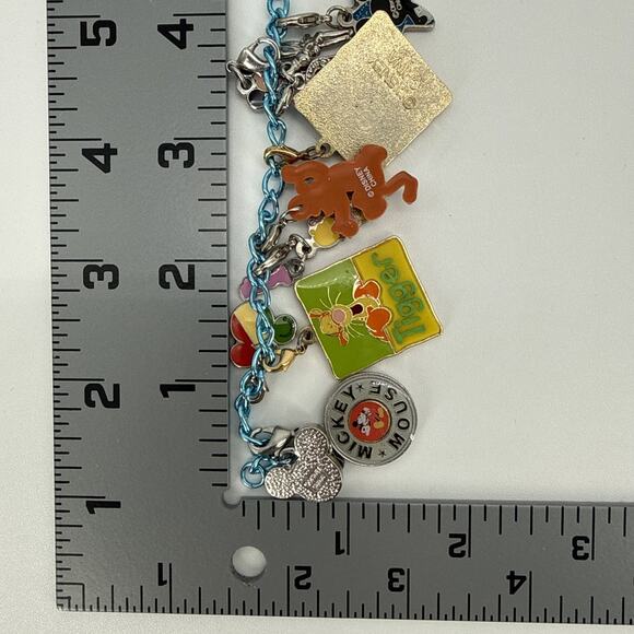 Disney Characters 16 Charm Bracelet Winnie Pooh Mickey Tigger Eeyore - Picture 13 of 13